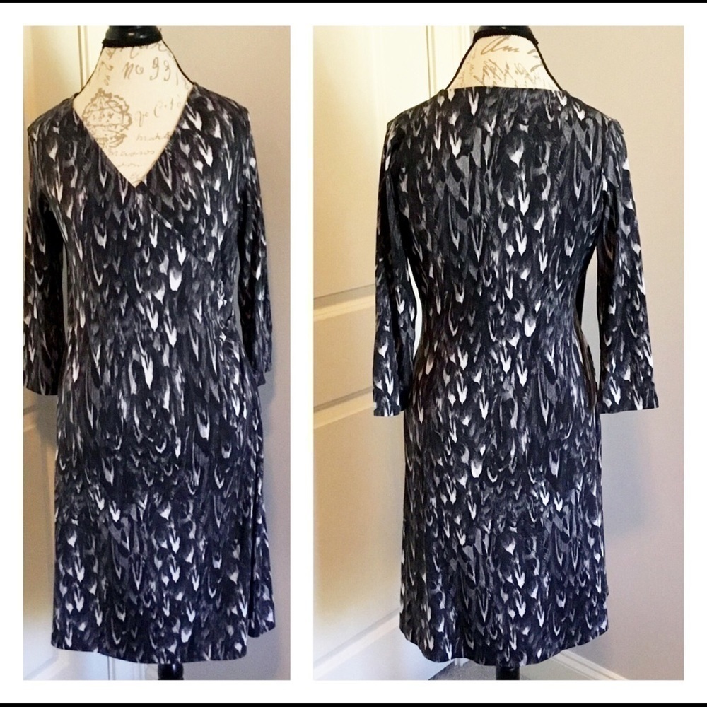 𝅺TALBOTS Faux Wrap Dress